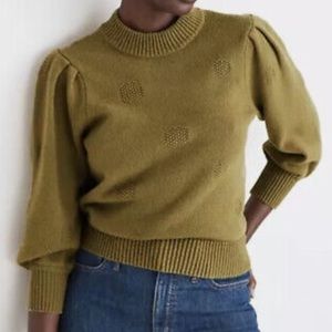 Green Dotted Eaton Sweater from Madewell.